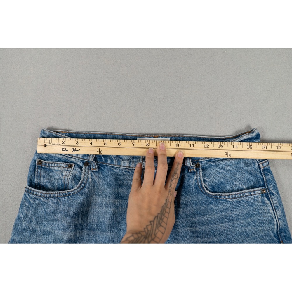 Reformation Cynthia High Rise Jeans Colorado Size 29 Womens Straight Leg Blue - Picture 6 of 10